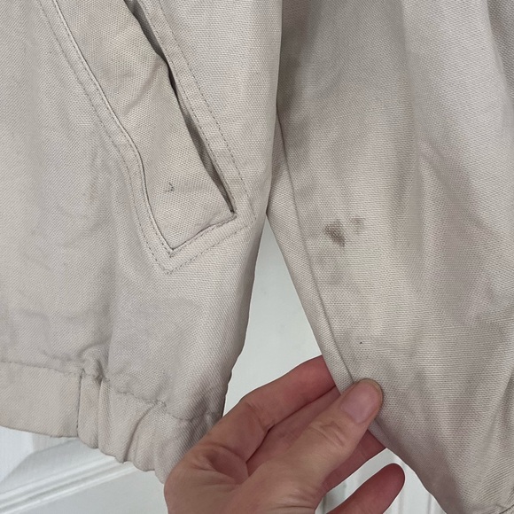 Vintage Lands End Men’s barn work coat jacket size large tall - Picture 3 of 8